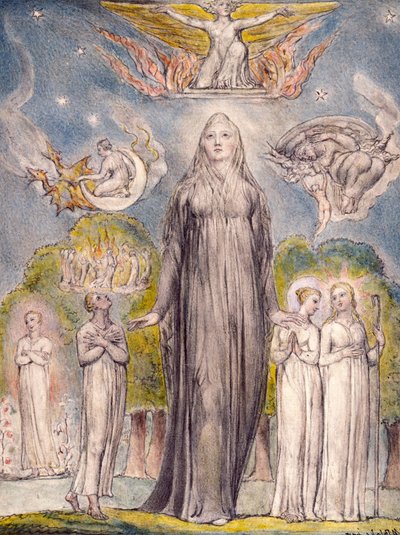 Melancholie door William Blake